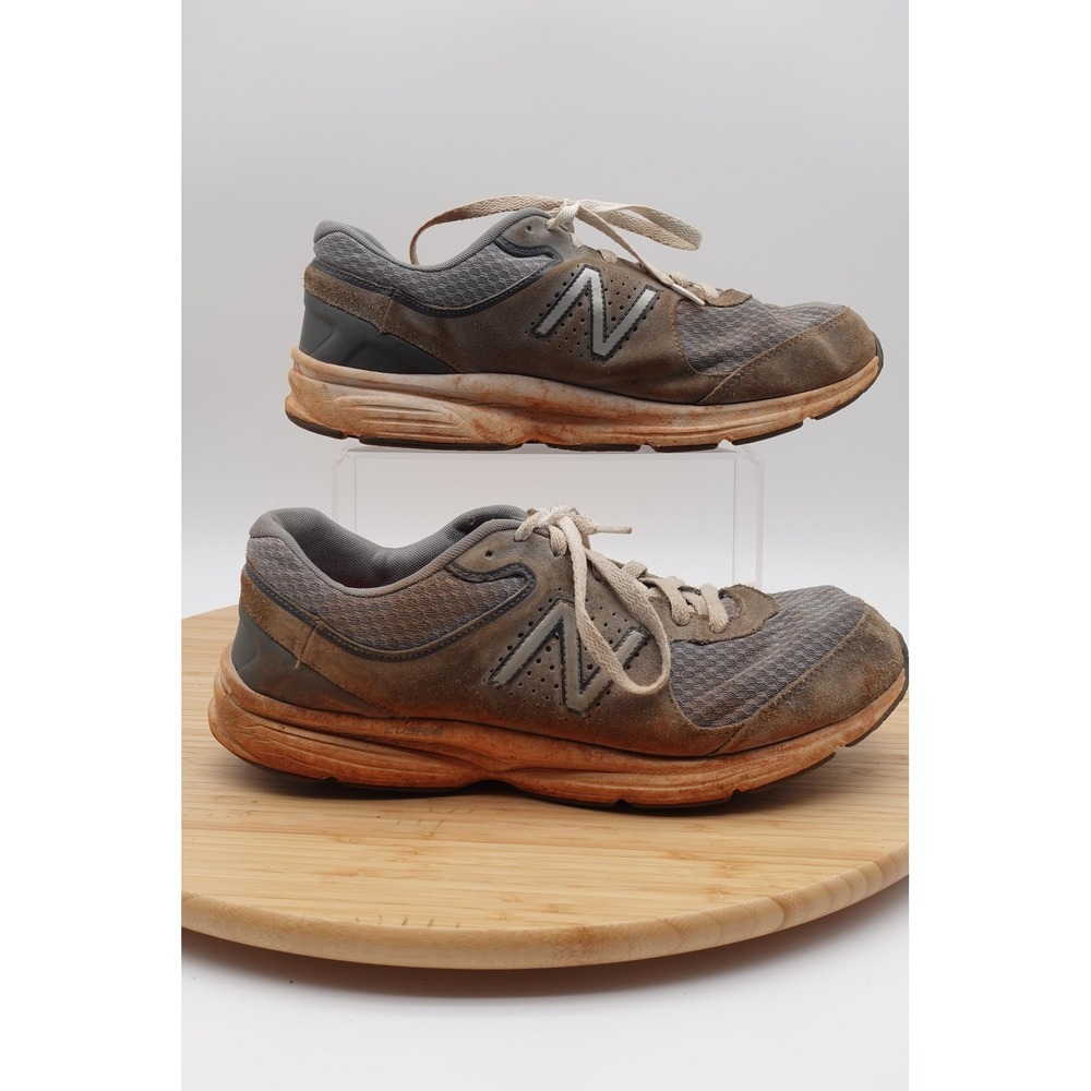New Balance CUSH+ Shoes Mens Size 12 46 Gray Suede Walking Athletic Sneakers
